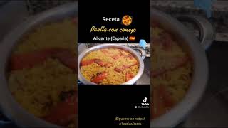 Como hacer una Paella 🥘 de conejo paso a paso receta paella de conejo alicantina España 🇪🇸 [upl. by Siram]