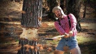 Chopping Wood Manlier Than EVERYTHING [upl. by Guinn]