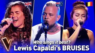 Lewis Capaldi’s BRUISES covers in The Voice  Who sings it best 14 [upl. by Pepin]