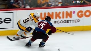 Predators Filip Forsberg victimizes another Avalanche defenceman [upl. by Raffarty]