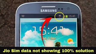 Mobile Data Not Working Samsung  4g Not Showing In Samsung J1j2j5j7 Phone [upl. by Richia]