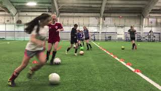 Youth Soccer U12 Dribbling Drills [upl. by Dhumma426]