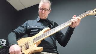 Adamovic Saturn 5 wOlive top at John Fox Bass [upl. by Ztnahc]