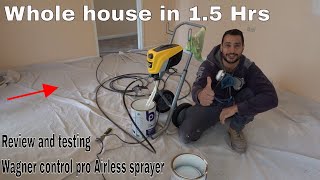 Wagner paint sprayer  Review and testing 350M [upl. by Ydiarf625]