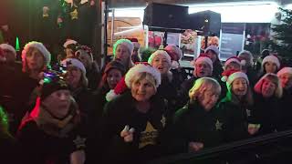 WHAT CHRISTMAS MEANS TO ME Rock Choir at Birkdale Lights Switch On 1st December 2024 [upl. by Gustave]