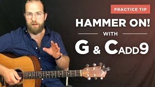 Hammeron practice w G and Cadd9 quotSouthside of Heavenquot by Ryan Bingham  guitar lesson [upl. by Strickler]