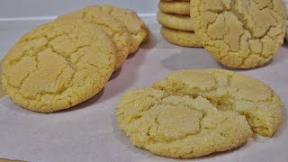 Easy Classic Sugar Cookies  No Mixer Needed [upl. by Nah]