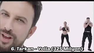 Most Viewed Turkish Songs On Youtube [upl. by Jocelin]