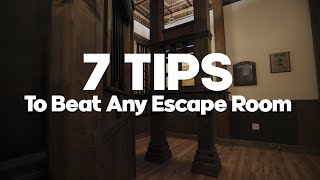 7 Tips to Beat Any Escape Room [upl. by Anrehs]