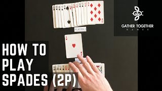 How To Play Spades 2 Player [upl. by Lativa]