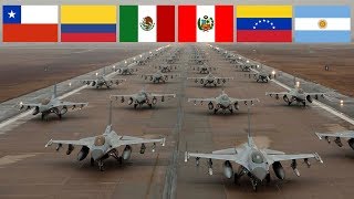 Las 10 Fuerzas Aereas mas Poderosas de Latinoamerica 2017 [upl. by Alyehc]