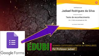 Gerando Certificados automáticos com o Google Formulários [upl. by Carry]