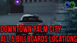 Need For Speed Heat Downtown Palm City Billboards Locations  NFS 2019 Collectibles  PS4  Xbox [upl. by Loutitia]