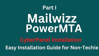 Mailwizz and PowerMTA Part I Installation of CyberPanel [upl. by Eillam516]