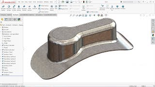 SolidWorks Surface Tutorial  Basics of Solidworks Surface [upl. by Katzir766]