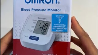 Omron 3 Series Blood Pressure Monitor  How to Use [upl. by Ralston]