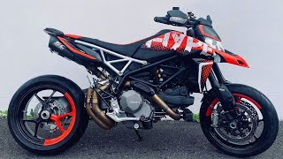 Ducati hypermotard 950 2021 Exhaust Compilation Akrapovic Arrow SC Project Austin racing [upl. by Gibun]