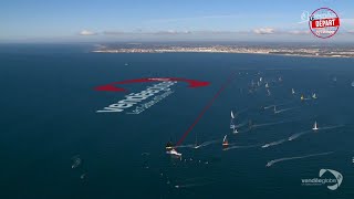 Le départ du Vendée Globe  le résumé [upl. by Worrell985]