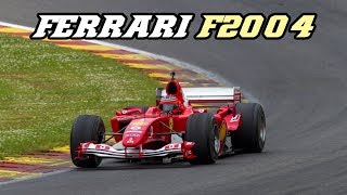 Ferrari F2004  screaming V10 flatout at Spa [upl. by Tija]