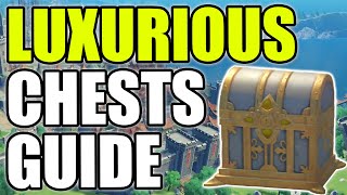 All Luxurious Chests Locations Guide Monstadt  GENSHIN IMPACT [upl. by Akiwak]