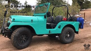 1965 Jeep CJ5 Restoration Full Video [upl. by Ary]