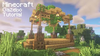 Minecraft  How to Build a Oak Gazebo  Gazebo Tutorial [upl. by Eissim652]