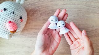 How to crochet a Teru Teru Bozu  Step by step tutorial  Amigurumi Free Pattern [upl. by Neeham]