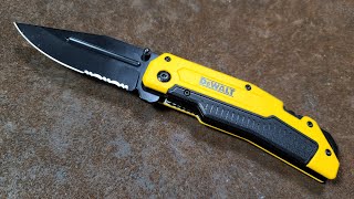 DeWalt Folding Utility Pocket Knife Review [upl. by Maroj]