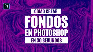 TUTORIAL  Como crear tus propios FONDOSBACKGROUND en PHOTOSHOP en ¡30 Segundos [upl. by Sidoeht]