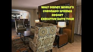 Disneys Coronado Springs Newly Renovated Executive Suite Room Tour [upl. by Menis]