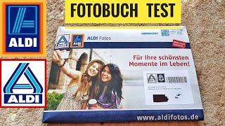 ALDI Fotobuch PixelNet Test Review [upl. by Cristabel]