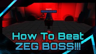 HOW TO DEFEAT ZEG BOSSBuild a Boat Secret Game [upl. by Nnaira586]