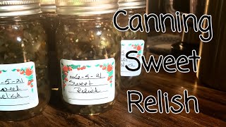 Sweet Pickle Relish Canning Recipe [upl. by Mallorie427]