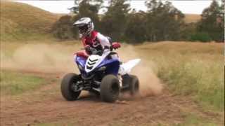 MXTV Bike Review  Yamaha Raptor 90 [upl. by Erek]