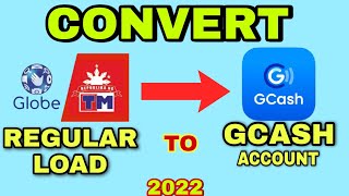 CONVERT REGULAR LOAD TO GCASH ACCOUNT 2022  JOVTV [upl. by Saire]