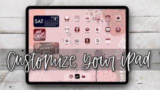 Customize your iPad Homescreen  Easy amp Aesthetic  MUST DO [upl. by Ahseila]