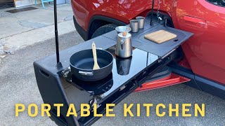 Rivian R1T Camp Kitchen Walkthrough with RJ [upl. by Verlee]