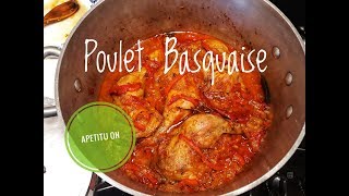 Recette de MON POULET BASQUAISE 😋 [upl. by Phyllida]