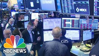 Stock Trading Halted After Markets Plunge At Market Open  NBC News [upl. by Sil]