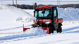 KUBOTA RTVX1100C BLOWER  Chores in Comfort [upl. by Okimuk]