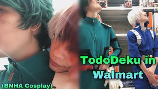 TodoDeku in Walmart BNHA Cosplay [upl. by Boony]