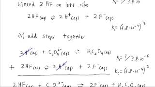 Equilibrium Constants For Multistep Reactions [upl. by Herzog]