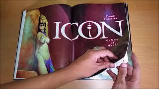 Frank Frazetta ICON Art book [upl. by Enelez]