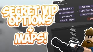 ARSENAL SECRET VIP SERVER SETTINGS Roblox Arsenal [upl. by Aetnahc59]