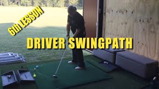 6th Lesson  Driver swingpath Golf with Marcus Edblad [upl. by Rillis606]