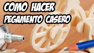 Como hacer pegamento casero  Engrudo [upl. by Ahseid]