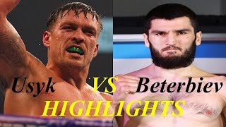 Oleksandr Usyk Vs Artur Beterbiev Highlights [upl. by Arraek]