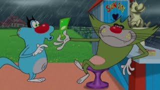 हिंदी Oggy and the Cockroaches  Lifes a beach S02E92  Hindi Cartoons for Kids [upl. by Ainivad]