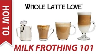 Milk Frothing for Beginners [upl. by Scotti165]