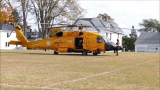 USCG MH60T Jayhawk helicopter startup and takeoff [upl. by Froemming]